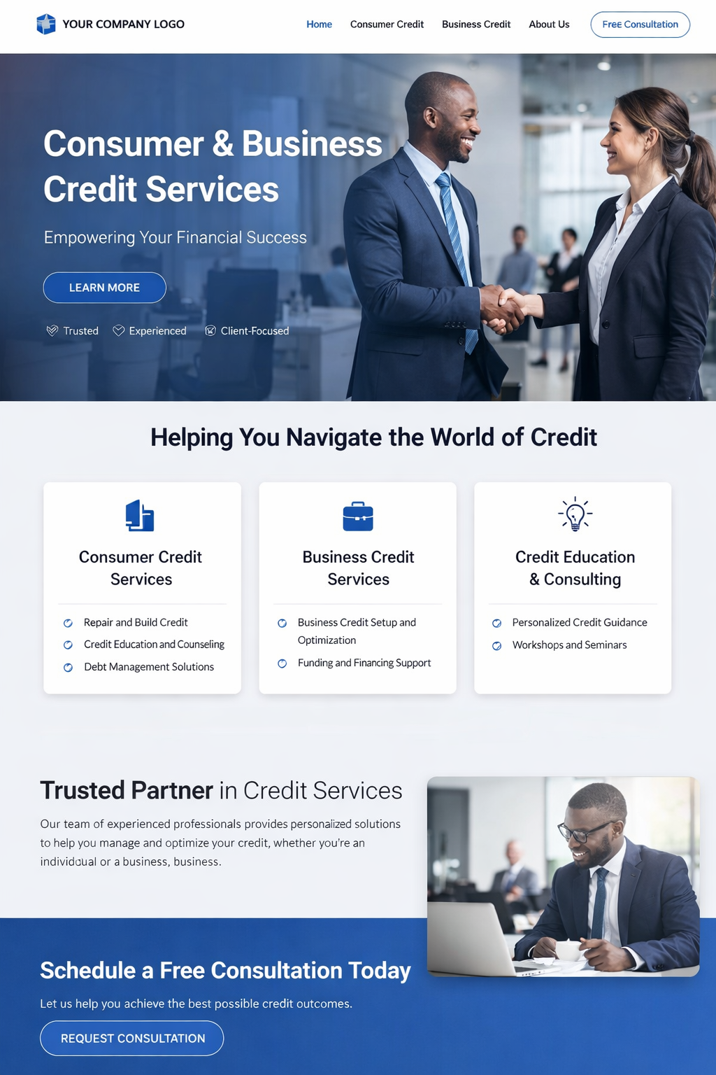 Professional Services Layout